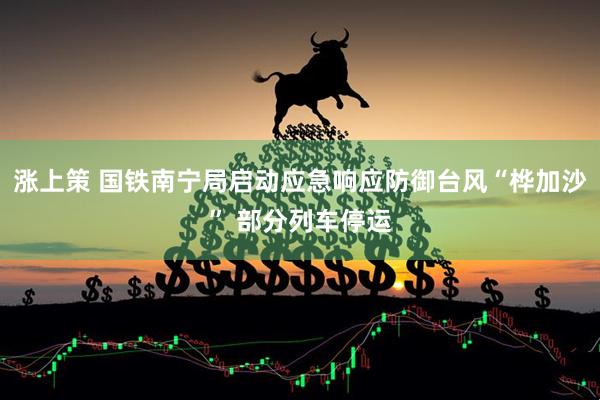 涨上策 国铁南宁局启动应急响应防御台风“桦加沙” 部分列车停运